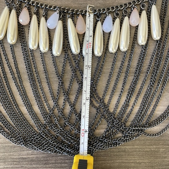 ⭐️Express Chain and pearl necklace - Picture 9 of 10